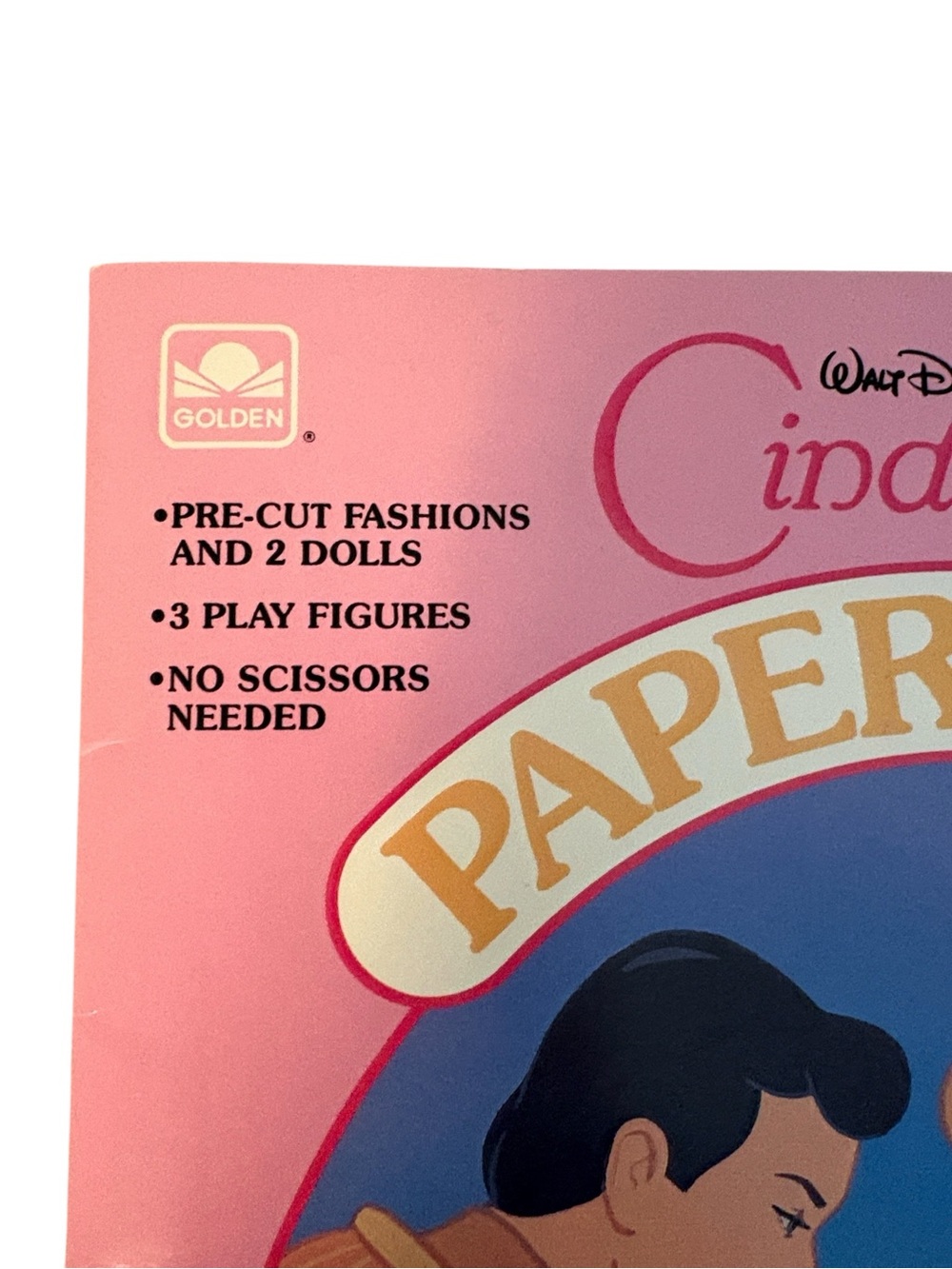 Vintage Walt Disney Classic Cinderella Paper Doll Book Vintage 1989 Uncut - Picture 7 of 9